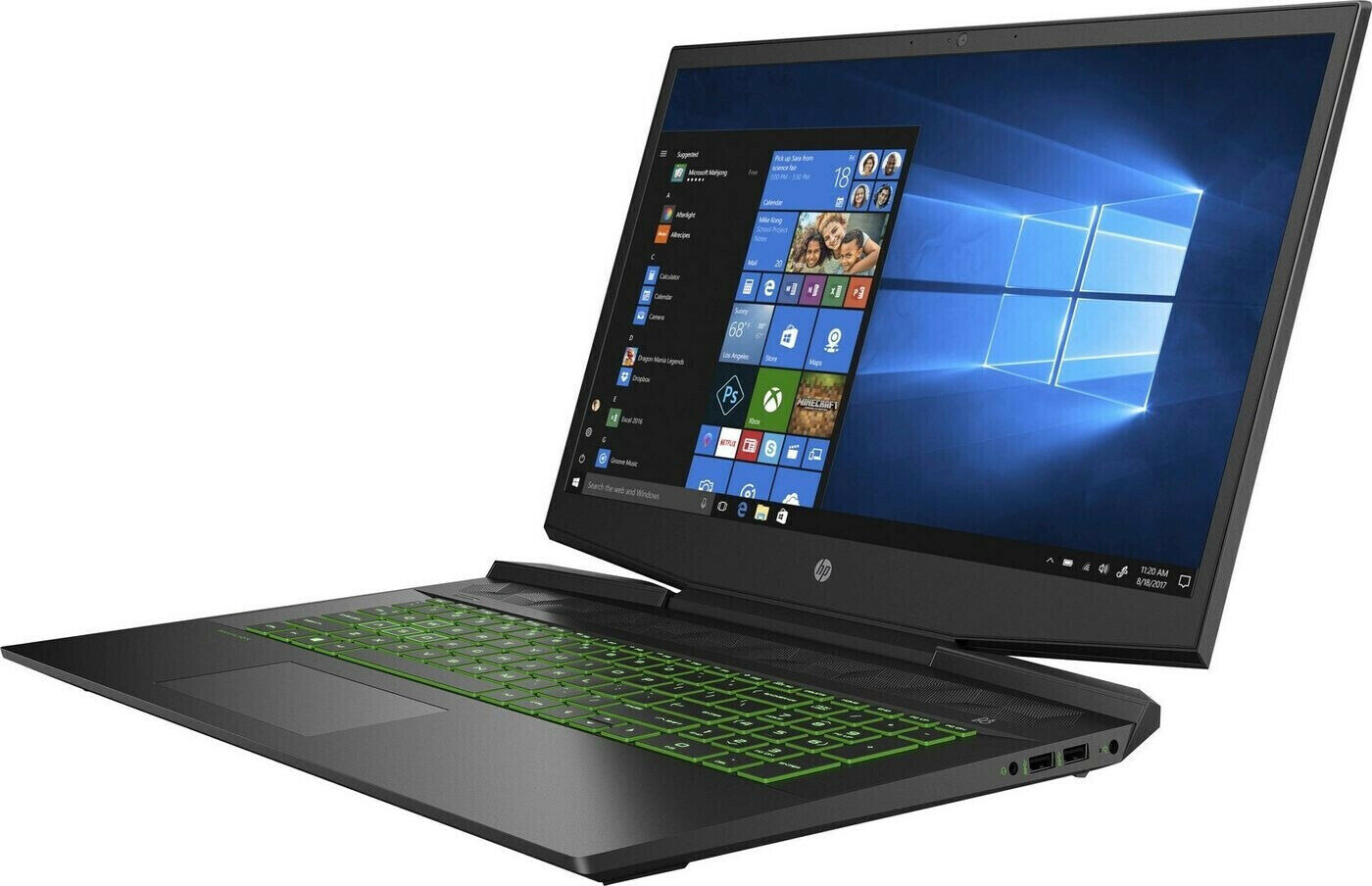 HP Pavilion Gaming 17-cd1255ng 17,3 Zoll 512 GB SSD Core i5-10 GTX1650Ti B-WARE