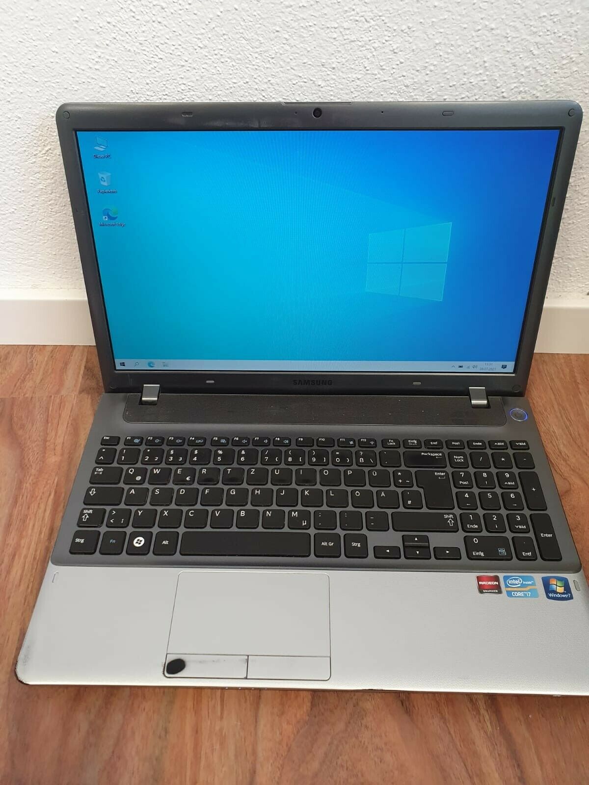 Samsung Laptop NP350V5C grau, 500GB, mit Windows 10 Home