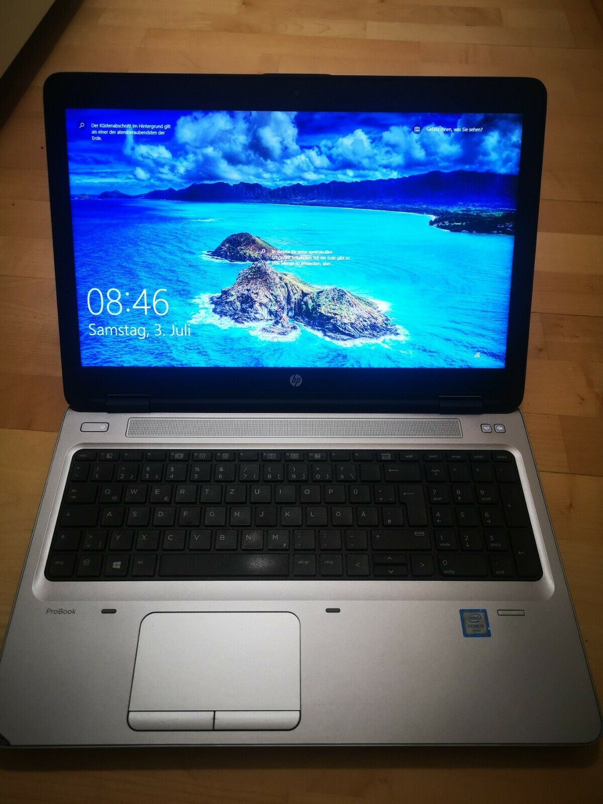 HP Probook 650 G2 i5 6300U 8GB 512GB SSD W10 Webcam