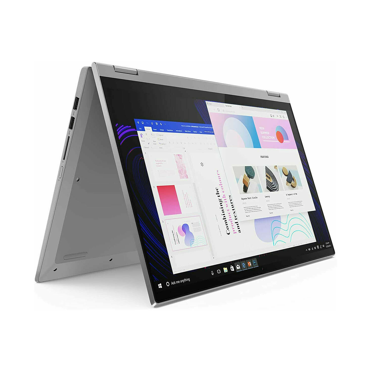 Lenovo IdeaPad Flex 5 Laptop 14ALC05 14 Zoll AMD Ryzen 3 4GB/128GB Platinum Grey
