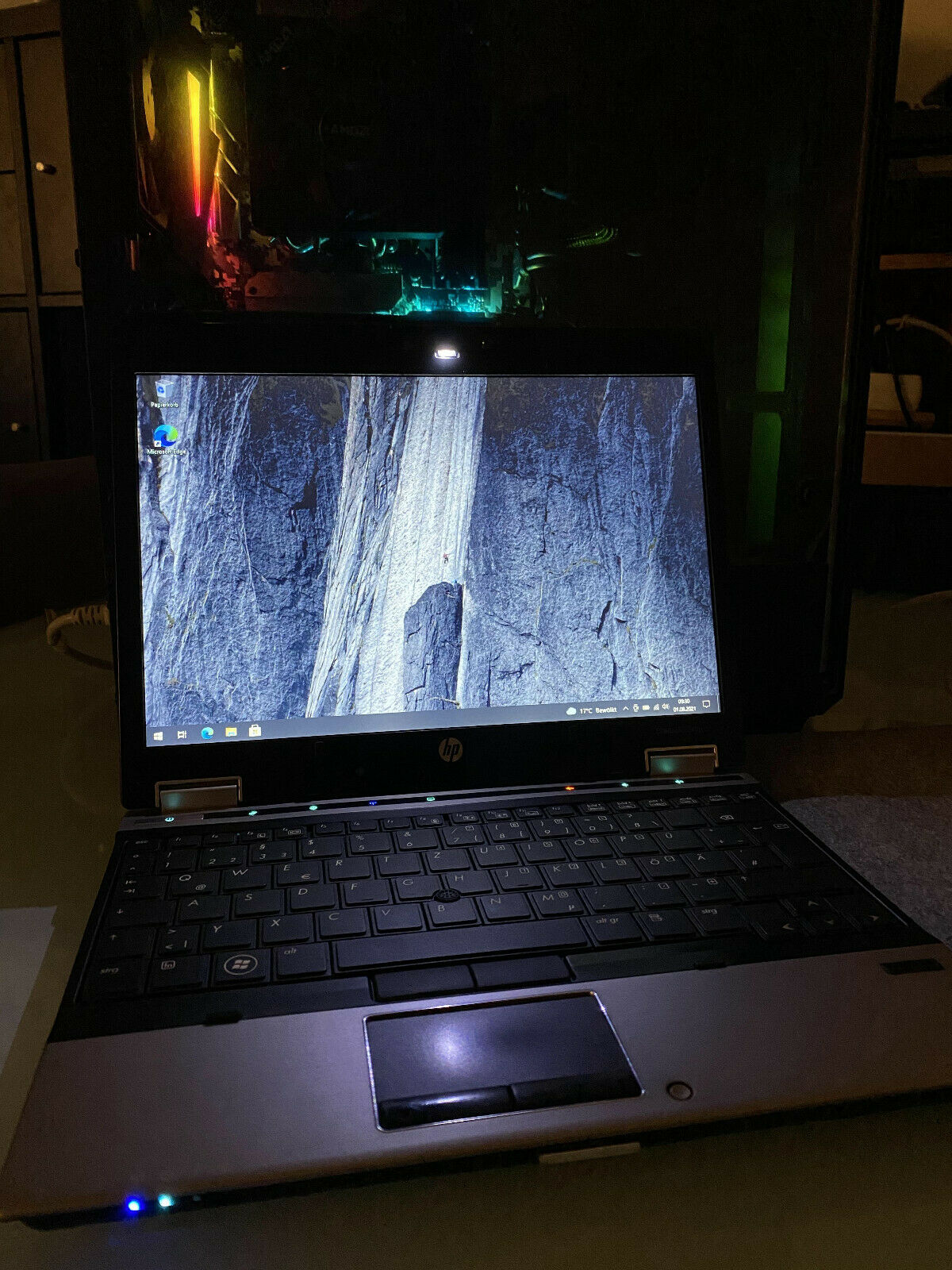 Laptop HP Elitebook 2540p Intel i7-640LM 4GB RAM 120GB SSD Win10 kein Abwrack