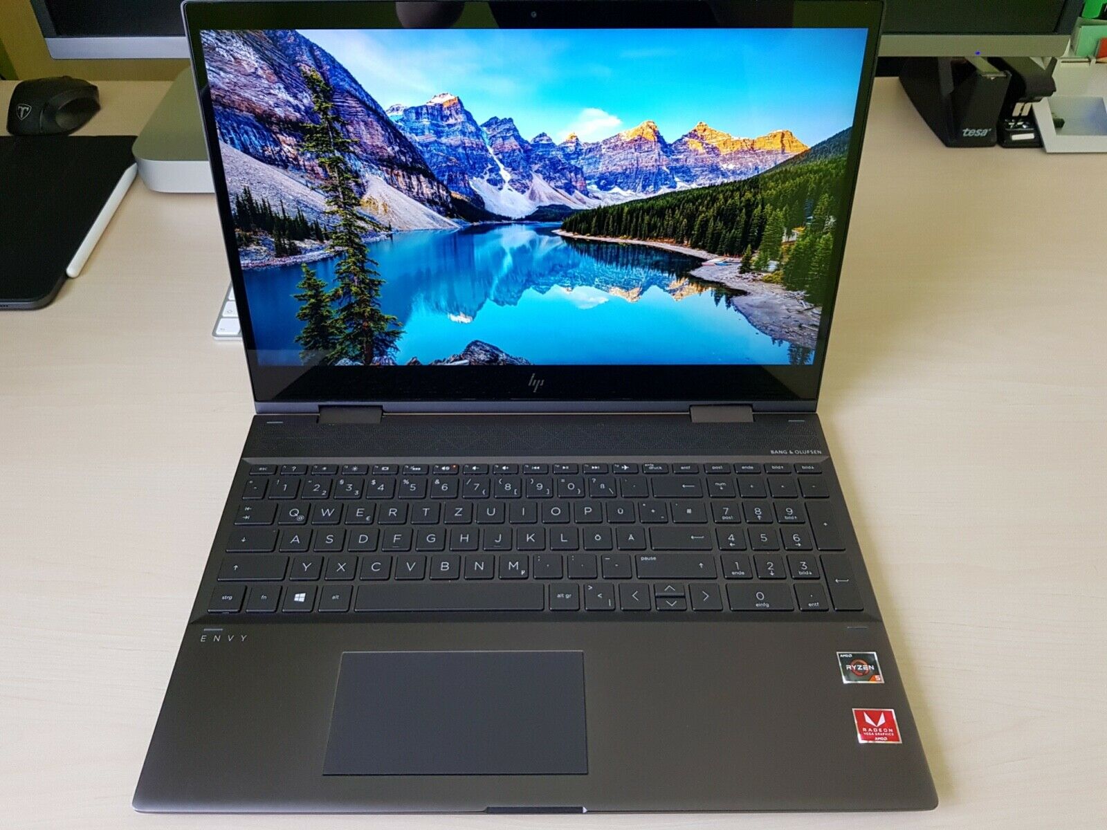HP ENVY x360 Convertible 15,6 Zoll FHD IPS Touch, AMD Ryzen 5, 256GB SSD, Win 10