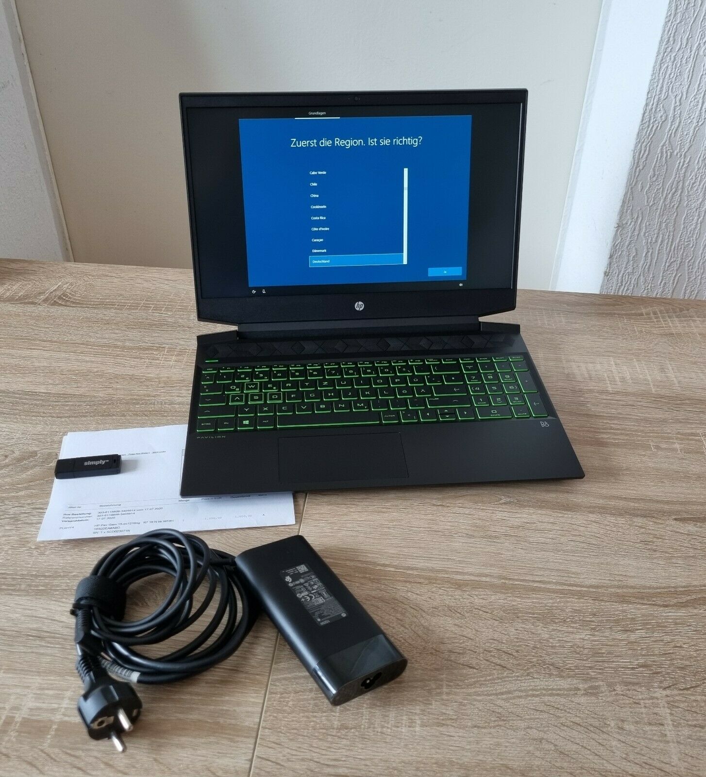 HP Gaming Laptop – Win 10 – AMD Ryzen 7 4800H – GTX 1650Ti – 16GB RAM 500GB SSD