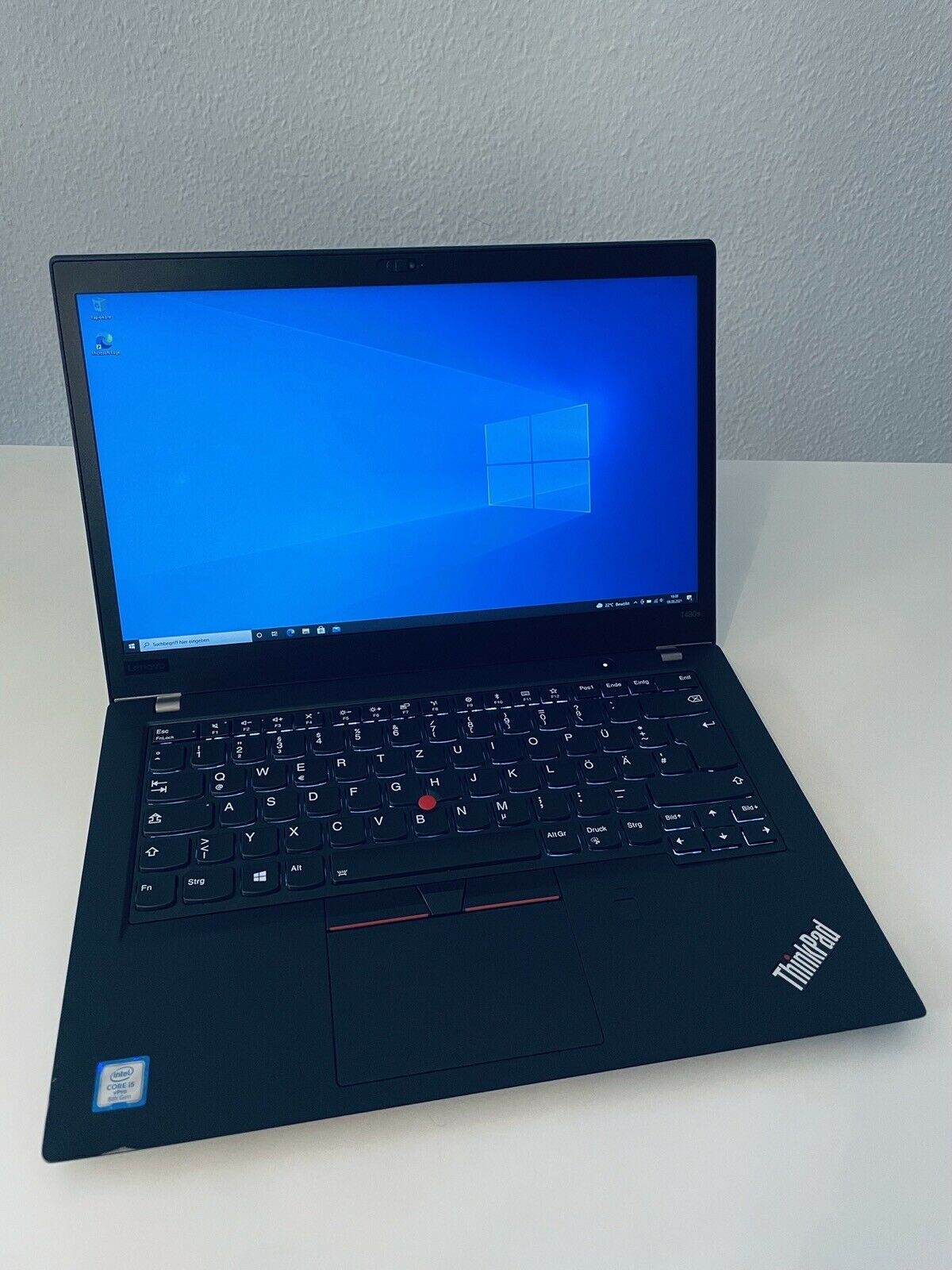 Lenovo ThinkPad T480s Core i5 8350U 1.70GHz, 8GB, 256 GB SSD – 14″