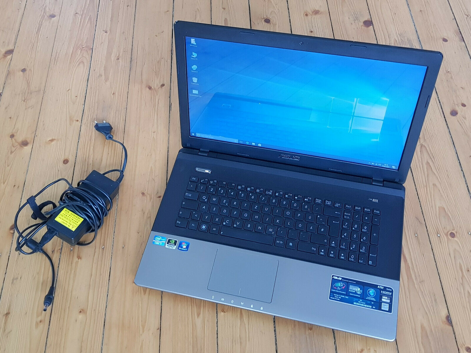 K75VM Notebook Asus Laptop Intel I7 3610QM 2,3GHz 8GB Speicher 500GB HDD