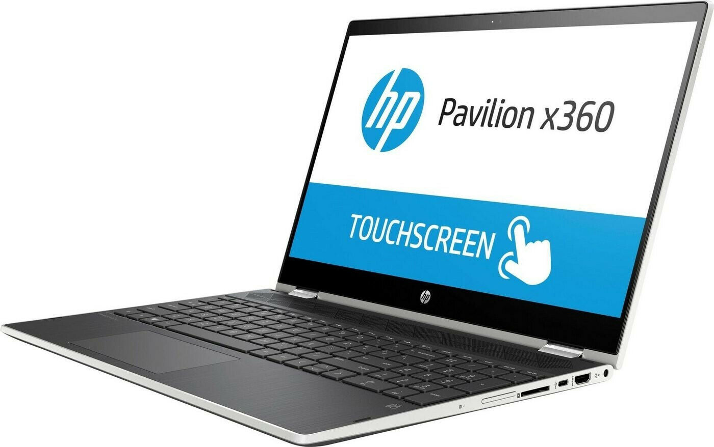 HP x360 15-dq0220ng 15,6 Zoll 1256 GB HDD+SSD Core i5 8 GB RAM silber