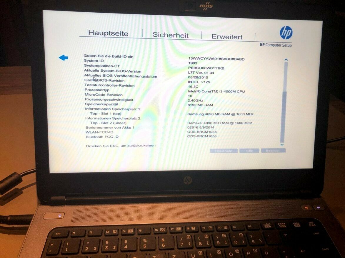 HP Probook 640 Laptop Notebook Intel Core SSD 8GB RAM WINDOWS10