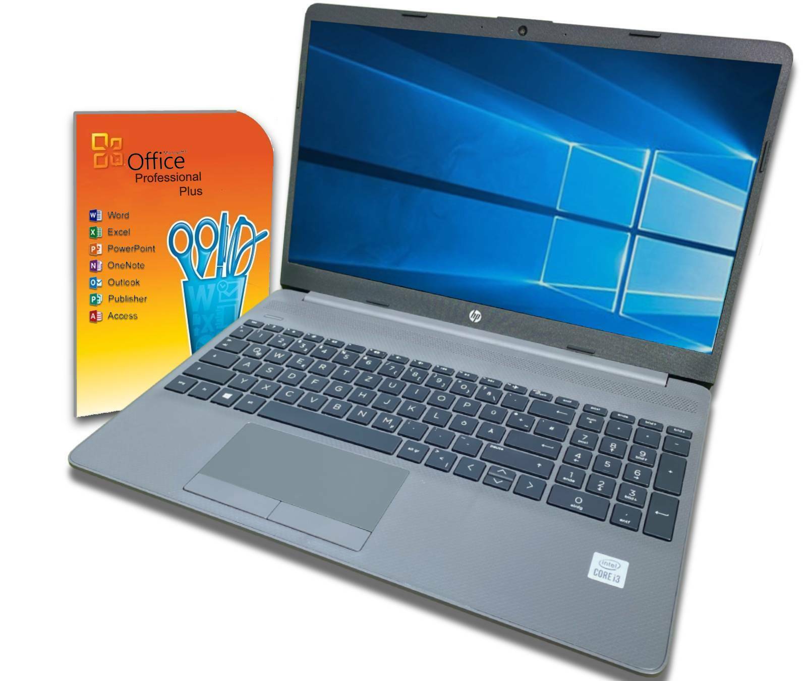 HP G8 15,6″ Notebook Laptop ~ Intel ~ 12GB ~ 512GB SSD~ Win10+Office2019~FULL HD