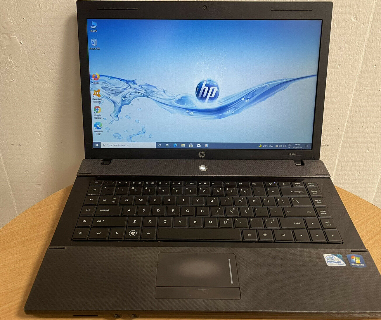 hp 620 Laptop Mit Win 10 Pro Intel Dual-Core CPU T450 @ 2.30GHz 3GB