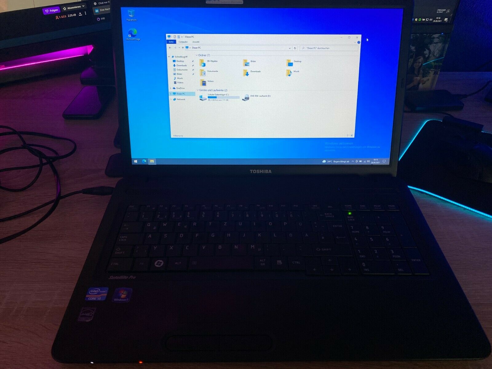 Toshiba Satellite Pro L770 – 14N Notebook Laptop 8GB RAM Intel i3